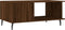 vidaXL - Salontafel - 90x50x40 - cm - bewerkt - hout - bruin - eikenkleur