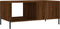 vidaXL - Salontafel - 90x50x40 - cm - bewerkt - hout - bruin - eikenkleur