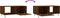 vidaXL - Salontafel - 90x50x40 - cm - bewerkt - hout - bruin - eikenkleur