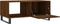vidaXL - Salontafel - 90x50x40 - cm - bewerkt - hout - bruin - eikenkleur