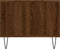 vidaXL - Salontafel - 90x50x40 - cm - bewerkt - hout - bruin - eikenkleur