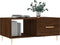 vidaXL - Salontafel - 90x50x40 - cm - bewerkt - hout - bruin - eikenkleur