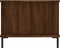 vidaXL - Salontafel - 90x50x40 - cm - bewerkt - hout - bruin - eikenkleur