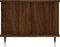 vidaXL - Salontafel - 90x50x40 - cm - bewerkt - hout - bruin - eikenkleur