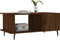 vidaXL - Salontafel - 90x50x40 - cm - bewerkt - hout - bruin - eikenkleur