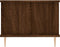 vidaXL - Salontafel - 90x50x40 - cm - bewerkt - hout - bruin - eikenkleur