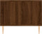 vidaXL - Salontafel - 90x50x40 - cm - bewerkt - hout - bruin - eikenkleur