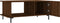 vidaXL - Salontafel - 90x50x40 - cm - bewerkt - hout - bruin - eikenkleur
