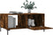 vidaXL - Salontafel - 90x50x40 - cm - bewerkt - hout - gerookt - eikenkleurig