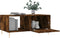 vidaXL - Salontafel - 90x50x40 - cm - bewerkt - hout - gerookt - eikenkleurig