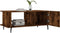 vidaXL - Salontafel - 90x50x40 - cm - bewerkt - hout - gerookt - eikenkleurig