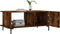 vidaXL - Salontafel - 90x50x40 - cm - bewerkt - hout - gerookt - eikenkleurig