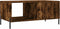 vidaXL - Salontafel - 90x50x40 - cm - bewerkt - hout - gerookt - eikenkleurig