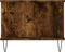 vidaXL - Salontafel - 90x50x40 - cm - bewerkt - hout - gerookt - eikenkleurig