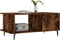 vidaXL - Salontafel - 90x50x40 - cm - bewerkt - hout - gerookt - eikenkleurig