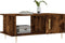 vidaXL - Salontafel - 90x50x40 - cm - bewerkt - hout - gerookt - eikenkleurig