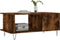 vidaXL - Salontafel - 90x50x40 - cm - bewerkt - hout - gerookt - eikenkleurig