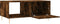 vidaXL - Salontafel - 90x50x40 - cm - bewerkt - hout - gerookt - eikenkleurig