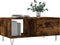 vidaXL - Salontafel - 90x50x40 - cm - bewerkt - hout - gerookt - eikenkleurig