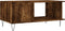 vidaXL - Salontafel - 90x50x40 - cm - bewerkt - hout - gerookt - eikenkleurig