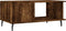vidaXL - Salontafel - 90x50x40 - cm - bewerkt - hout - gerookt - eikenkleurig