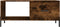 vidaXL - Salontafel - 90x50x40 - cm - bewerkt - hout - gerookt - eikenkleurig