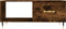 vidaXL - Salontafel - 90x50x40 - cm - bewerkt - hout - gerookt - eikenkleurig