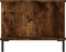 vidaXL - Salontafel - 90x50x40 - cm - bewerkt - hout - gerookt - eikenkleurig
