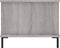 vidaXL - Salontafel - 90x50x40 - cm - bewerkt - hout - grijs - sonoma - eikenkleurig