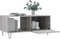 vidaXL - Salontafel - 90x50x40 - cm - bewerkt - hout - grijs - sonoma - eikenkleurig