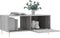 vidaXL - Salontafel - 90x50x40 - cm - bewerkt - hout - grijs - sonoma - eikenkleurig