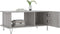 vidaXL - Salontafel - 90x50x40 - cm - bewerkt - hout - grijs - sonoma - eikenkleurig