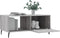 vidaXL - Salontafel - 90x50x40 - cm - bewerkt - hout - grijs - sonoma - eikenkleurig