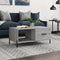vidaXL - Salontafel - 90x50x40 - cm - bewerkt - hout - grijs - sonoma - eikenkleurig