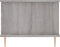 vidaXL - Salontafel - 90x50x40 - cm - bewerkt - hout - grijs - sonoma - eikenkleurig