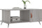 vidaXL - Salontafel - 90x50x40 - cm - bewerkt - hout - grijs - sonoma - eikenkleurig