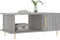 vidaXL - Salontafel - 90x50x40 - cm - bewerkt - hout - grijs - sonoma - eikenkleurig