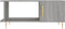 vidaXL - Salontafel - 90x50x40 - cm - bewerkt - hout - grijs - sonoma - eikenkleurig
