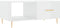vidaXL - Salontafel - 90x50x40 - cm - bewerkt - hout - hoogglans - wit