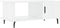 vidaXL - Salontafel - 90x50x40 - cm - bewerkt - hout - hoogglans - wit