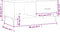 vidaXL - Salontafel - 90x50x40 - cm - bewerkt - hout - hoogglans - wit