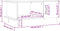 vidaXL - Salontafel - 90x50x40 - cm - bewerkt - hout - hoogglans - wit