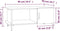 vidaXL - Salontafel - 90x50x40 - cm - bewerkt - hout - hoogglans - wit