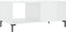 vidaXL - Salontafel - 90x50x40 - cm - bewerkt - hout - hoogglans - wit