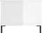 vidaXL - Salontafel - 90x50x40 - cm - bewerkt - hout - hoogglans - wit