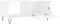vidaXL - Salontafel - 90x50x40 - cm - bewerkt - hout - hoogglans - wit