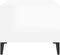 vidaXL - Salontafel - 90x50x40 - cm - bewerkt - hout - hoogglans - wit