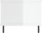 vidaXL - Salontafel - 90x50x40 - cm - bewerkt - hout - hoogglans - wit