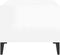 vidaXL - Salontafel - 90x50x40 - cm - bewerkt - hout - hoogglans - wit