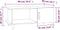 vidaXL - Salontafel - 90x50x40 - cm - bewerkt - hout - hoogglans - wit